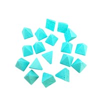 Наполнитель для галтовки TETRAHEDRON PPTC - 10х10 5000 Grit пластик пирамида бирюзовый для золота KAY